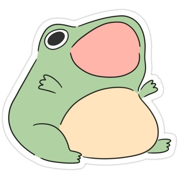 Cute Frog Drawing With Hat - Estoucomfrio Wallpaper