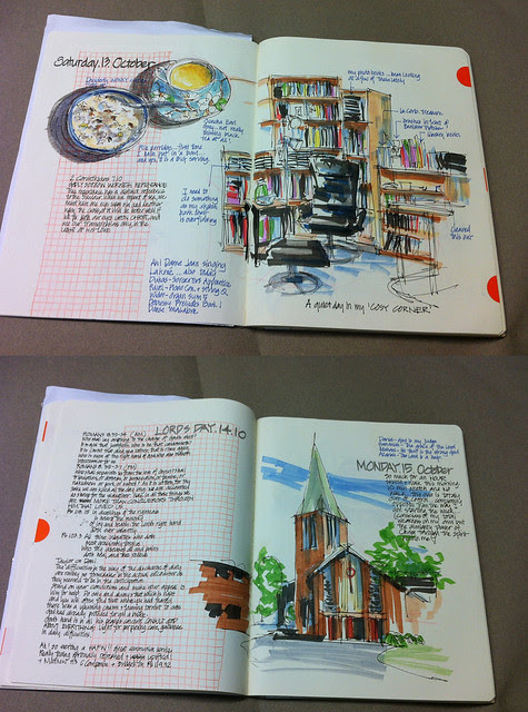 121016 Sketchbook vs Journal Book 2