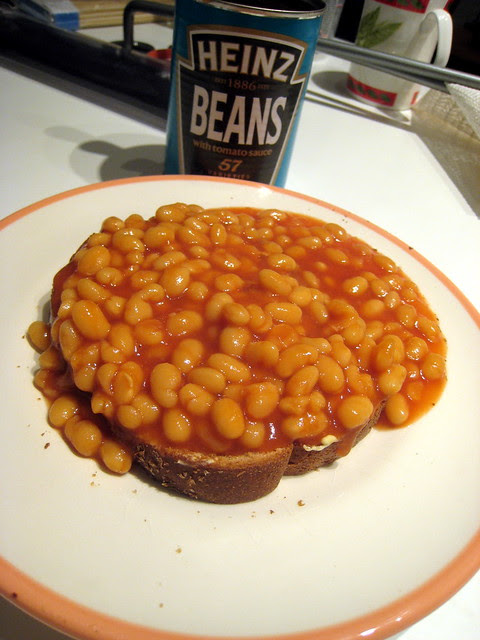 British Baked Beans on Toast