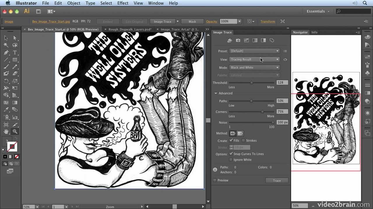 Program na tvorbu zdarma: Raster to vector illustrator