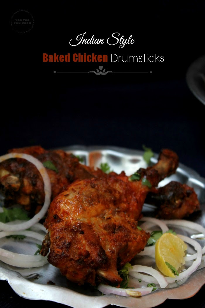 Spicy Baked Chicken Drumsticks | Baked Chicken Drumsticks | Indian Style Baked Chicken Legs | New Year Special