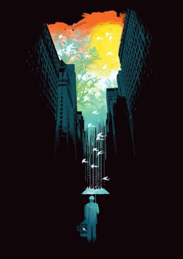 Suprisigly Genius Negative Space Art Exampls (13)