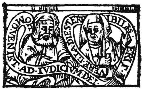 Woodcut of Nicholas and Perenelle Flamel (pic: Wikimedia Commons)