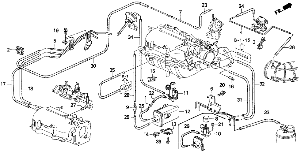 2003 Ford Escape Vacuum Hose Diagram - Free Wiring Diagram