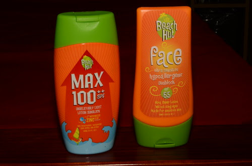beach hut sunblock