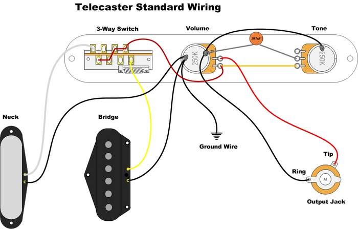 Fender Telecaster Wiring Diagram 3 Way - 17