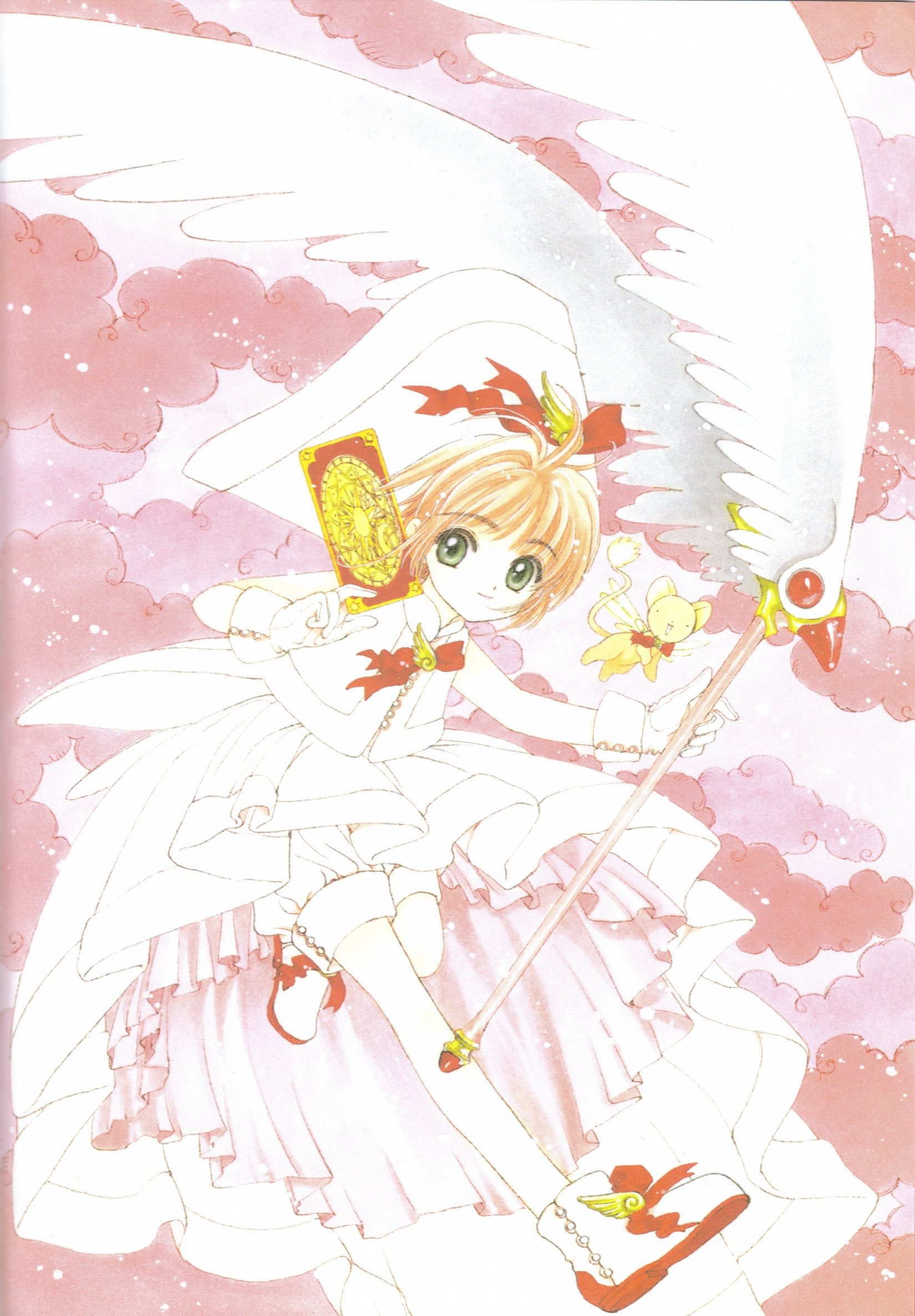 ユニークカードキャプターさくら 魔法陣 壁紙 美しい花の画像