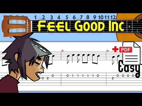 Gorillaz Feel Good Inc Guitar Tab