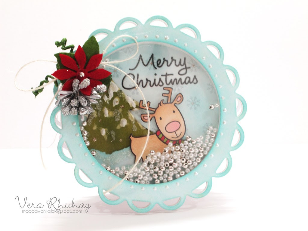 Christmas Shaker Card 02