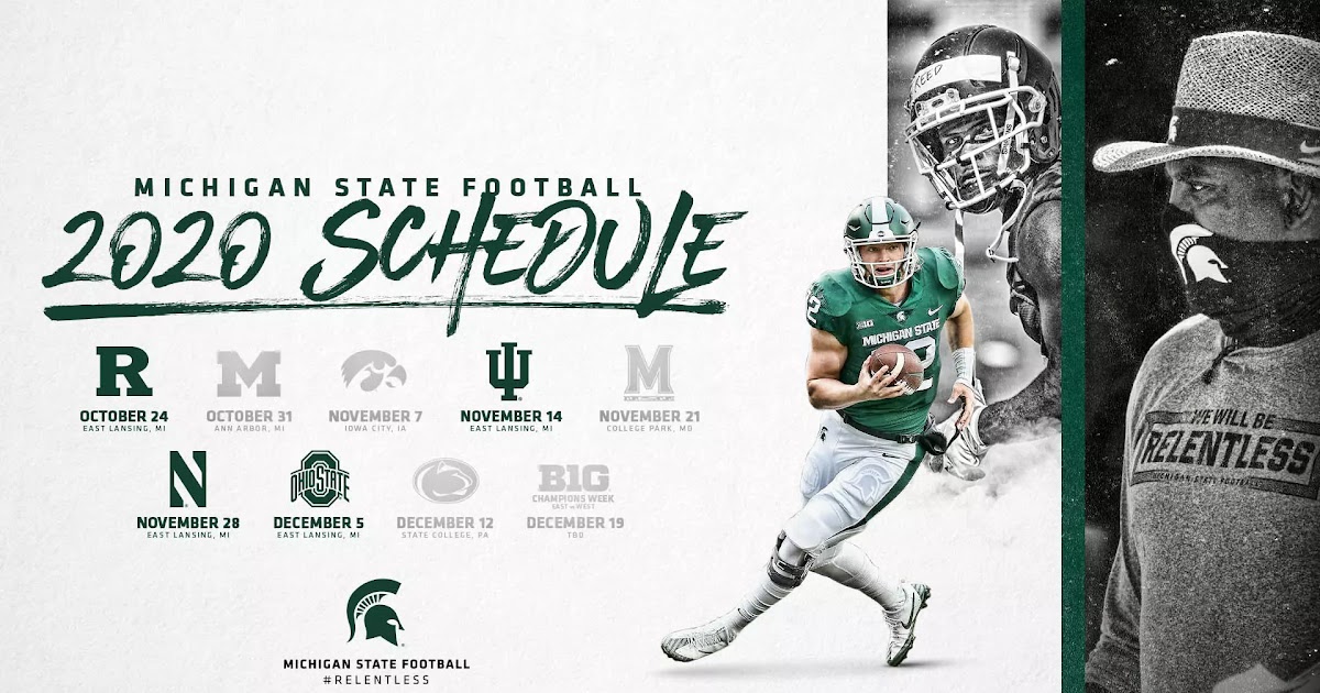 greens sports View Michigan State Football Schedule 2019 Pictures