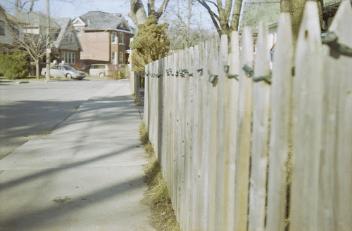 LED Lit Fence