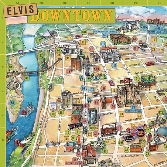 Map Of Downtown Memphis