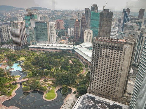 Looking down from Patronas Towers