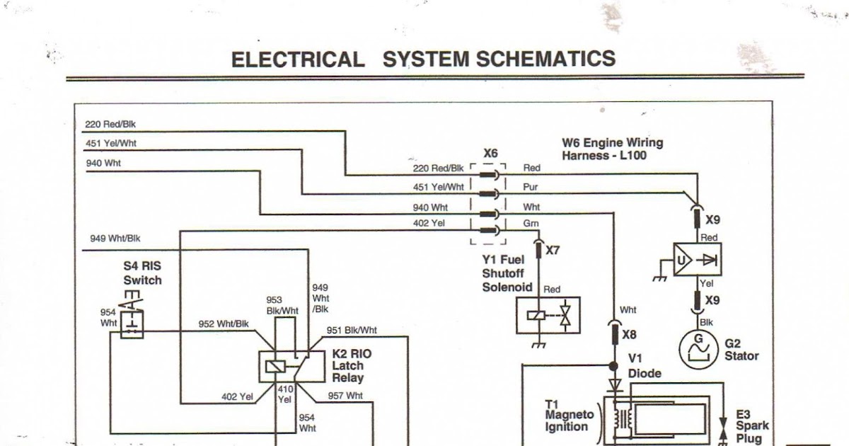 John Deere 110 Wiring Schematic | Wire