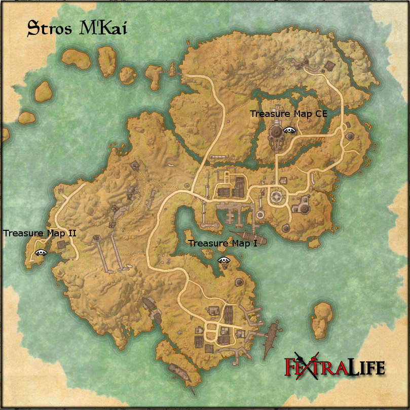 32 Eso Gold Coast Treasure Map 2 - Maps Database Source