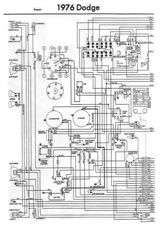 1977 Dodge Van Wiring Diagram - Diagram Engine