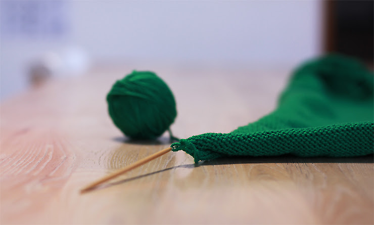 Green Knitting