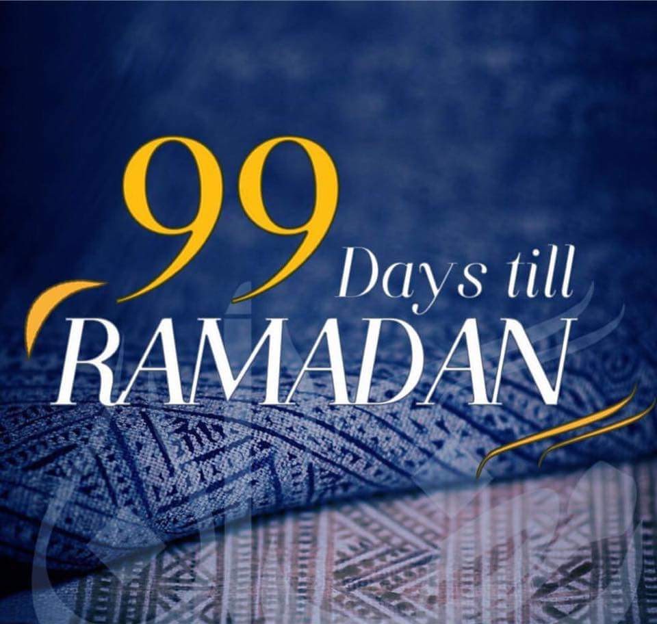 Ramadan Countdown 100 days left!