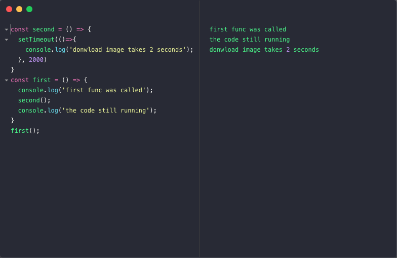 Js callback