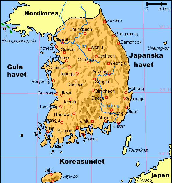 Karta Korea | Karta