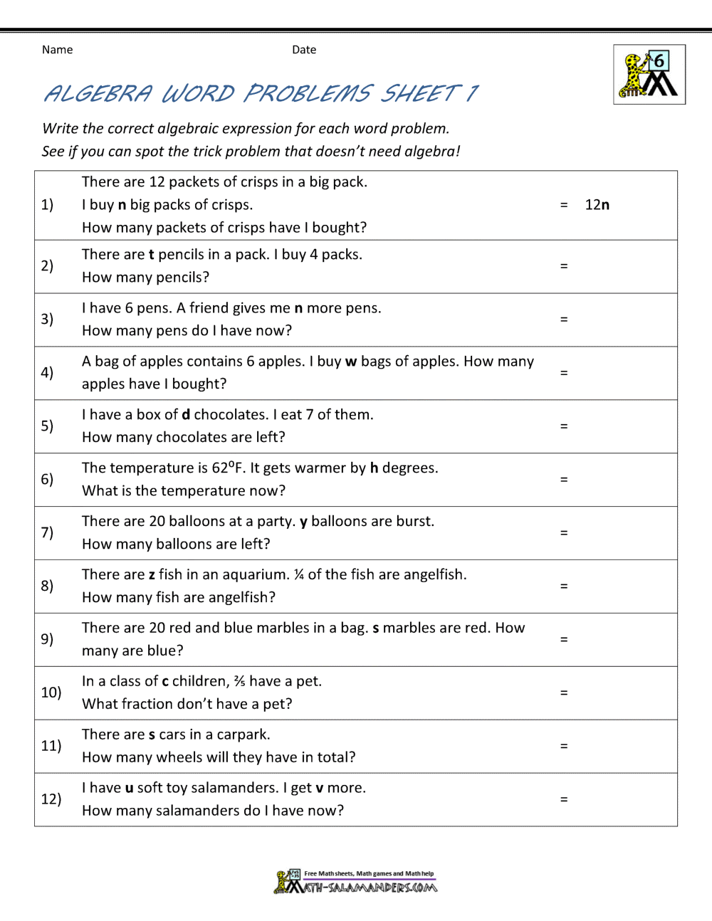 algebra-worksheet-new-4-algebra-worksheet-word-problems