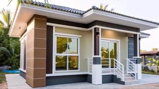Contoh Teras Rumah Perkampungan - Rumah Kampung Modern Menarik Mulai
