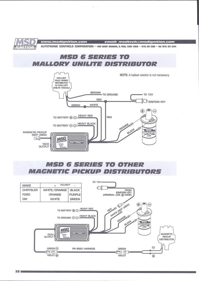 Msd 6al Wiring Diagram Chevy Hei - Diagram For You