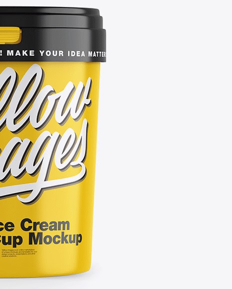 Download Download Glossy Ice Cream Cup Mockup Top View Psd Glossy Ice Cream Cup Mockup In Cup Bowl Mockups On Yellow Images A Collection Of Free Premium Photoshop Smart Object Showcase PSD Mockup Templates
