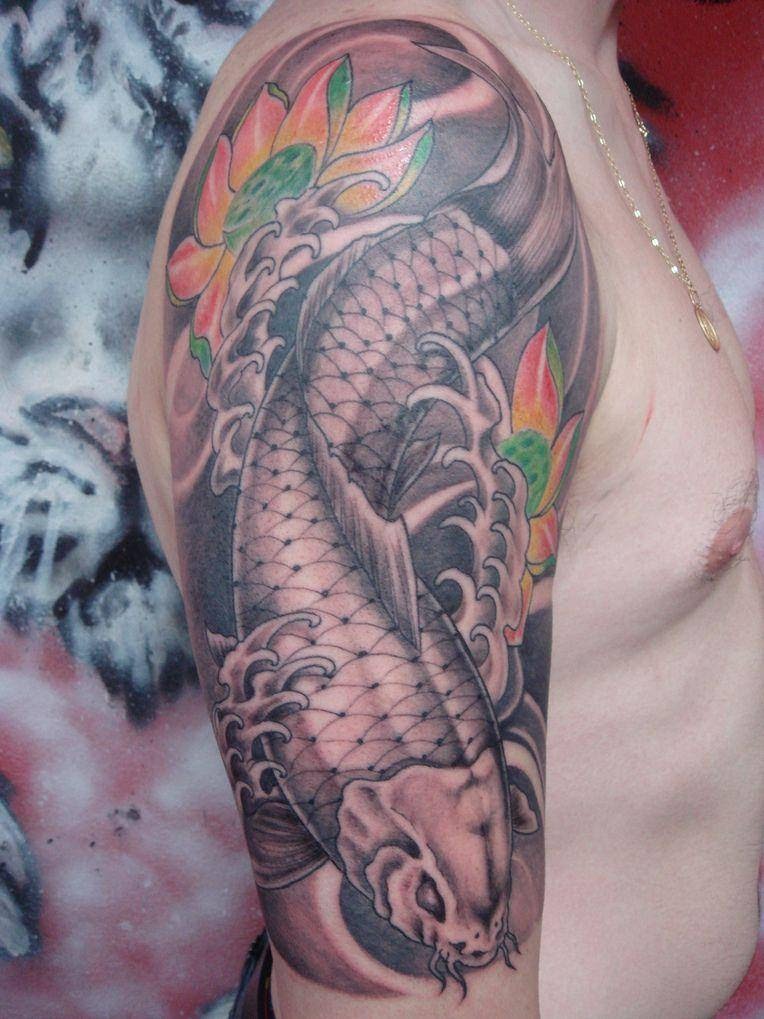 Ikan Koi Tato Gambar Tato Ikan Koi Di Lengan Koleksi Gambar HD