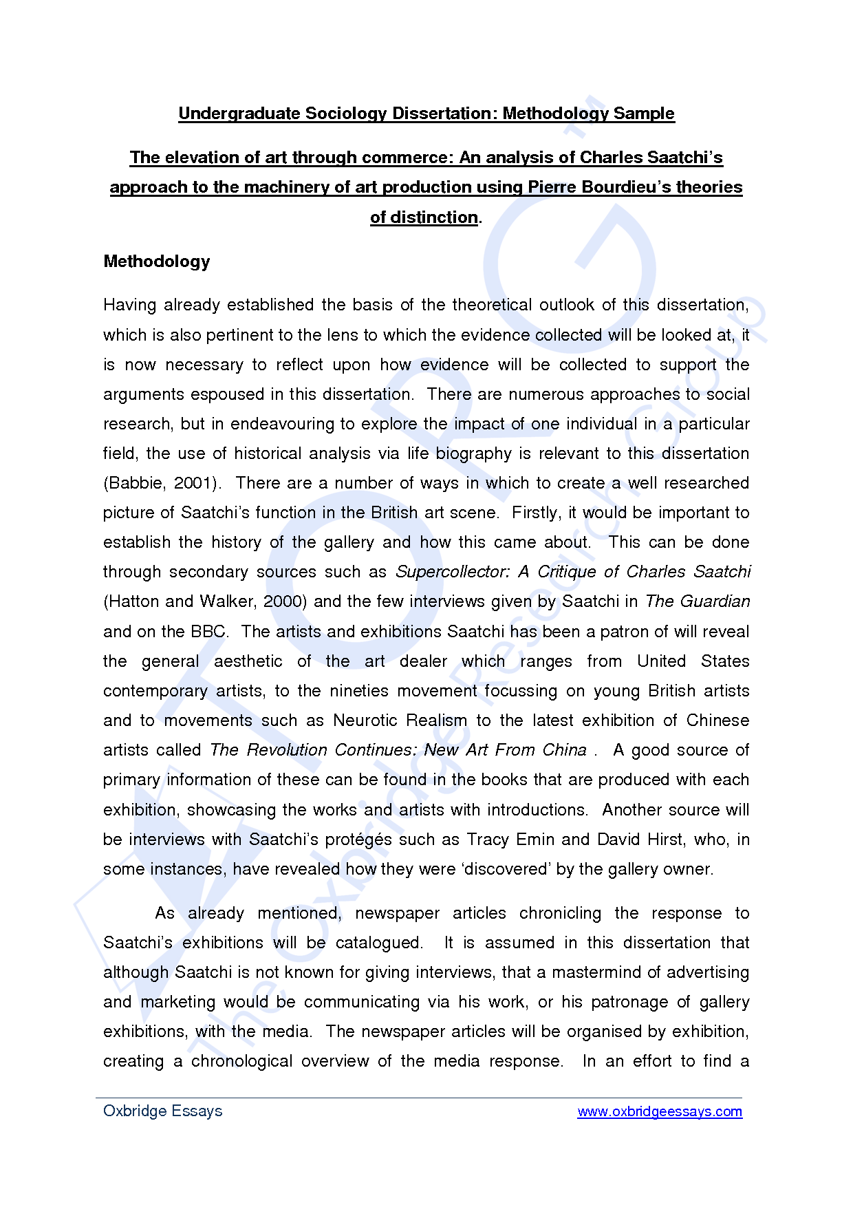 Bibliography research papers