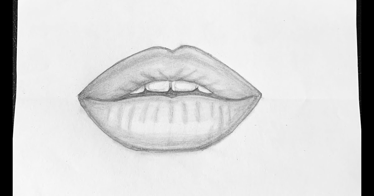 How To Draw Lips Easy Small How To Draw Lips Really Easy Drawing