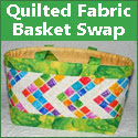 Quilted Fabric Basket Swap