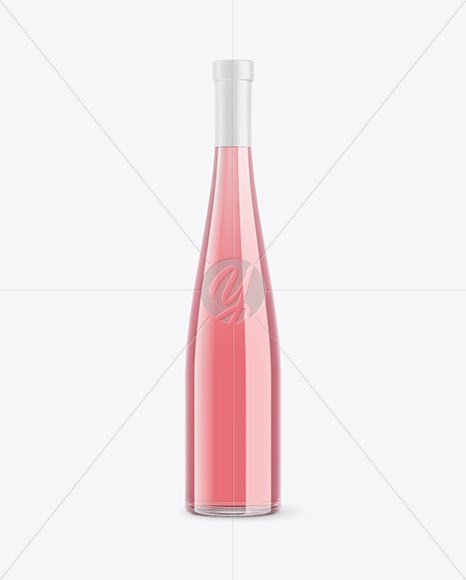 Download Clear Glass Pink Wine Bottle With Golden Wire Mockup Yellowimages Free Psd Mockup Templates Yellowimages Mockups