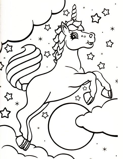 Unicorn Coloring Pages For Kindergarten - Free Coloring Pages