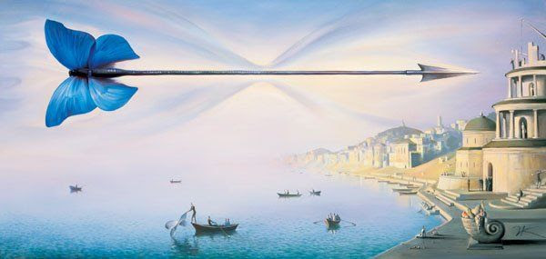 Arte de Vladimir Kush_Crianças do exôdo 24