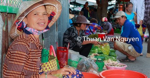Vietnam || Cai Tau Ha Rural Market || Dong Thap Province