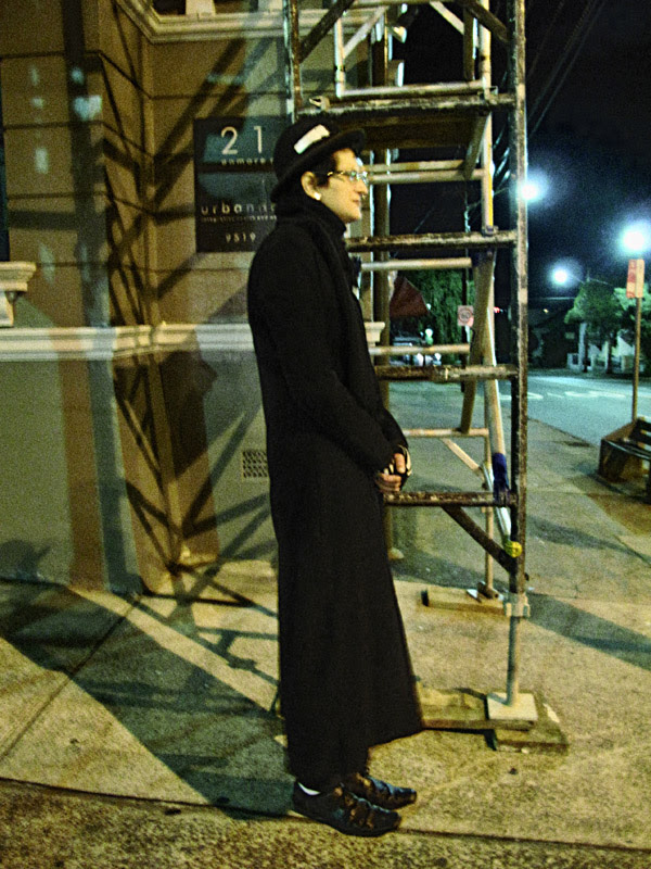 Long Coats & Bowler Hat Enmore at Night