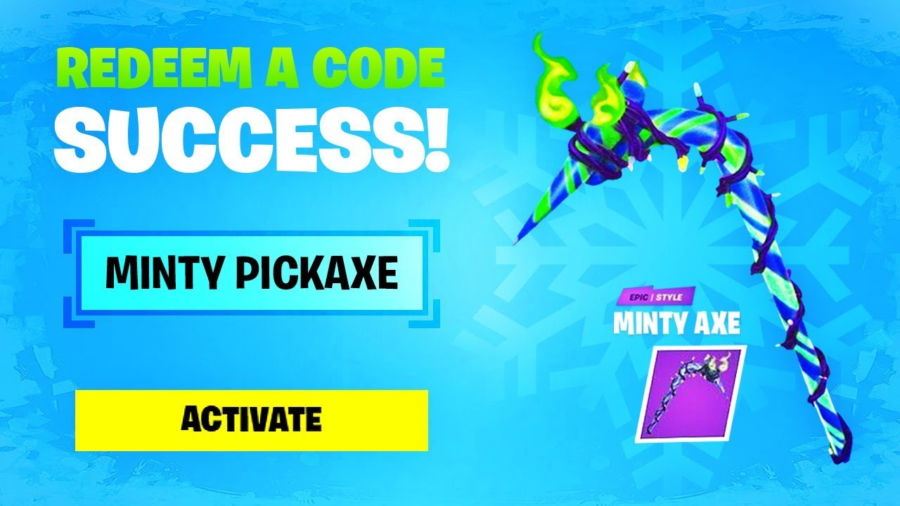 Fortnite Minty Pickaxe Codes Not Used Sinhala21 Blogspot Com