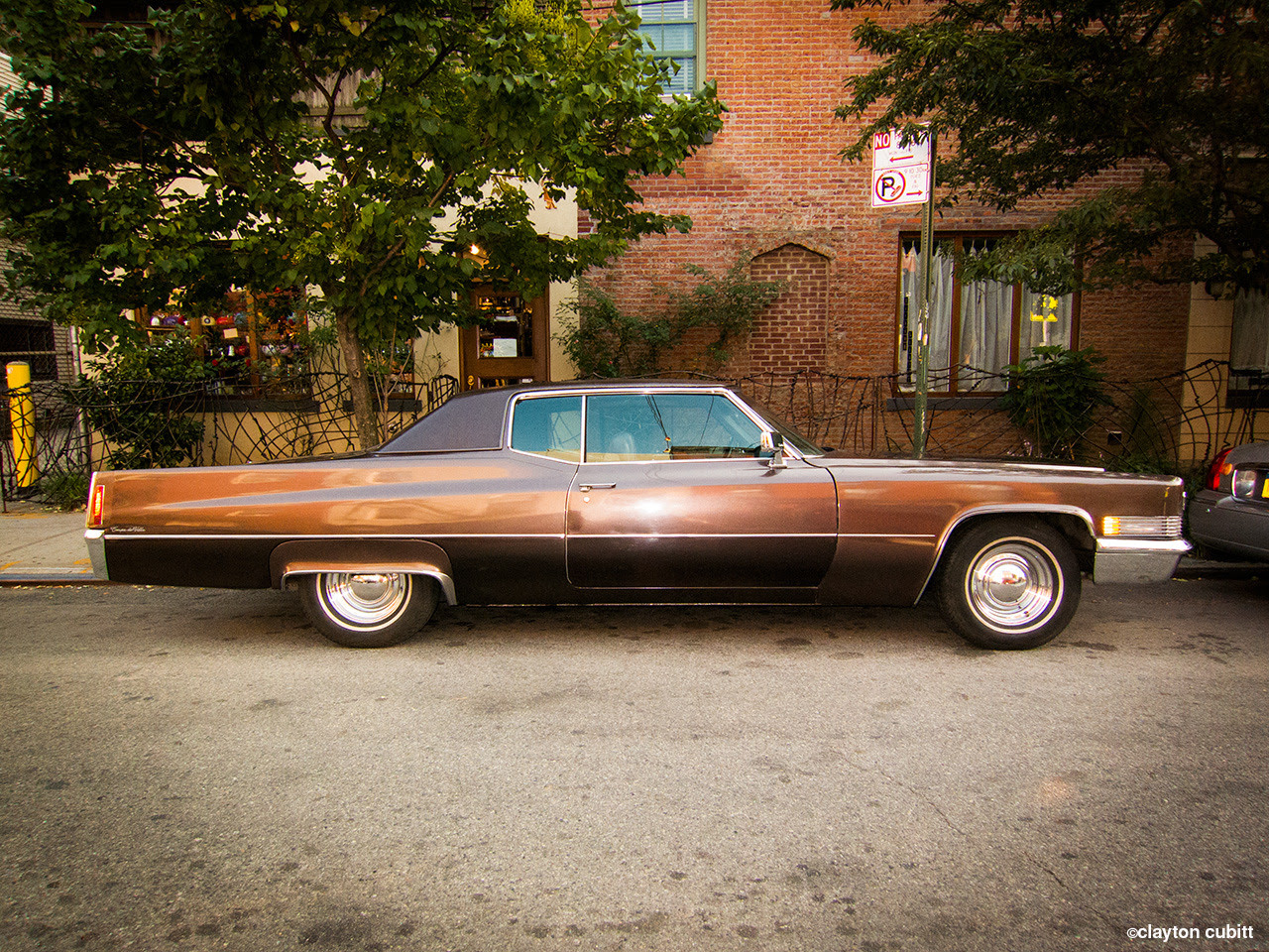 http://claytoncubitt.tumblr.com/post/30800958731 Vintage chocolate Cadillac, Brooklyn (3371)