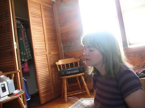 another picture of me flapping and looking serene. The hand is flapping so fast it's not visible.