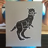 Wanna crawl inside a Tauntaun like in Star Wars? Super7's limited edition screen print will show you how!