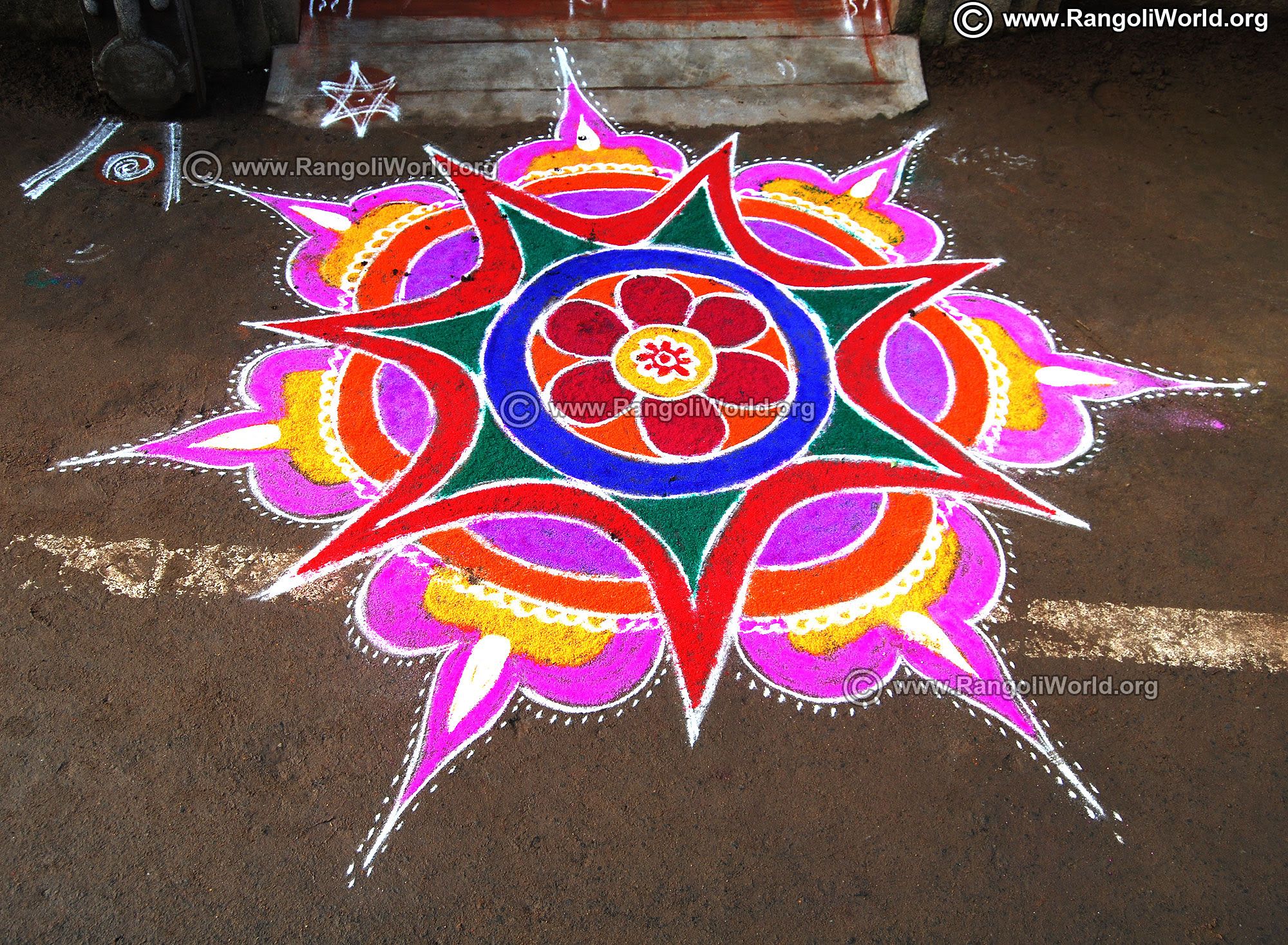 colorful rangoli designs images