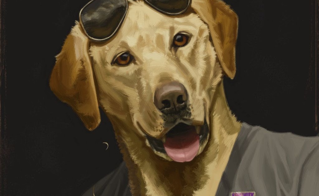 Dog Painting With Peanut Butter Tiktok Trene Notes