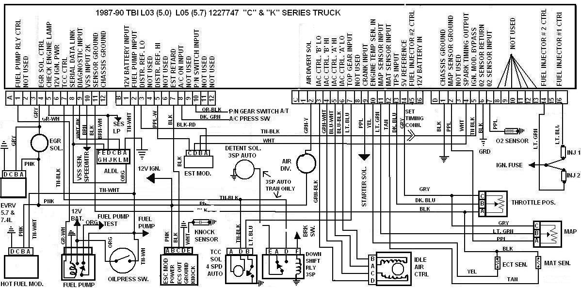 89 Camaro Tbi Wiring Diagram Schematic | schematic and wiring diagram