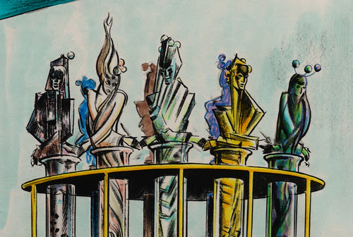 Disneyland Chemitron Illustration Detail