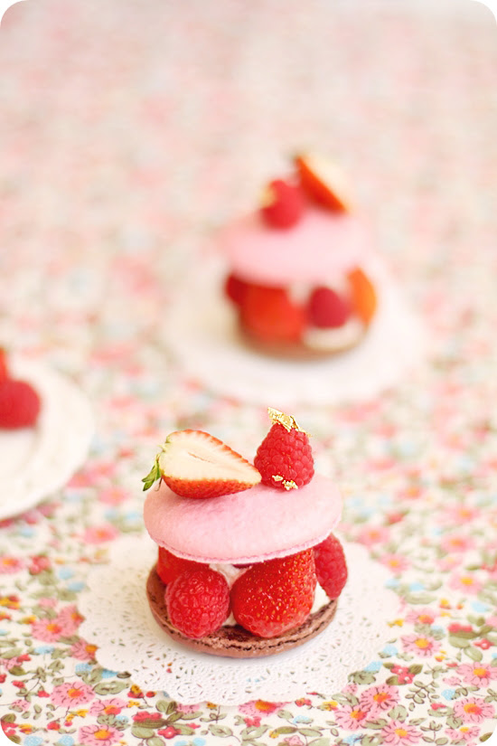 Strawberry Dessert Macaron 스트로베리 디저트 마카롱