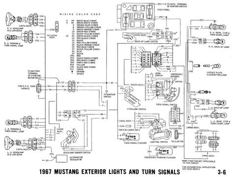 87 Mustang Light Switch Diagram Wiring Schematic - Wire