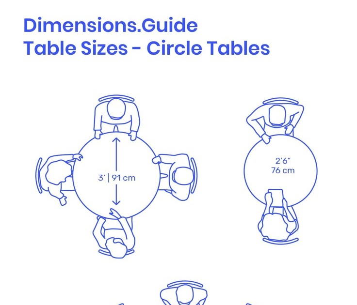 Dining Round Table Standard Dimensions : Standard Dining Room Table