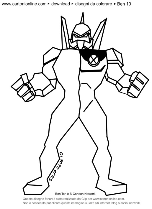 Disegni Di Ben 10 Stampae Colorare