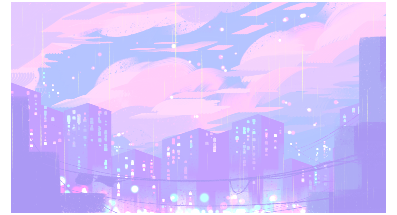 Pastel Purple Aesthetic Wallpaper Desktop Anime - Disonancia Sentv3